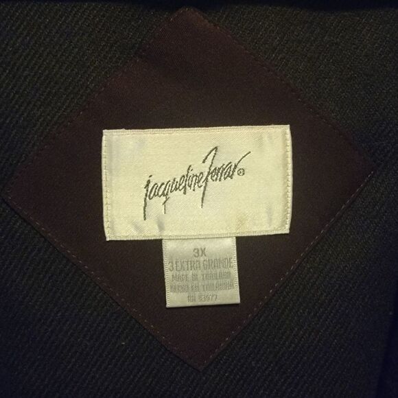 Jacqueline Ferrar Dark Purple Heavy Weight Coat - Picture 10 of 10